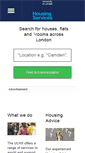 Mobile Screenshot of housing.lon.ac.uk